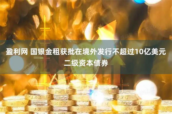 盈利网 国银金租获批在境外发行不超过10亿美元二级资本债券
