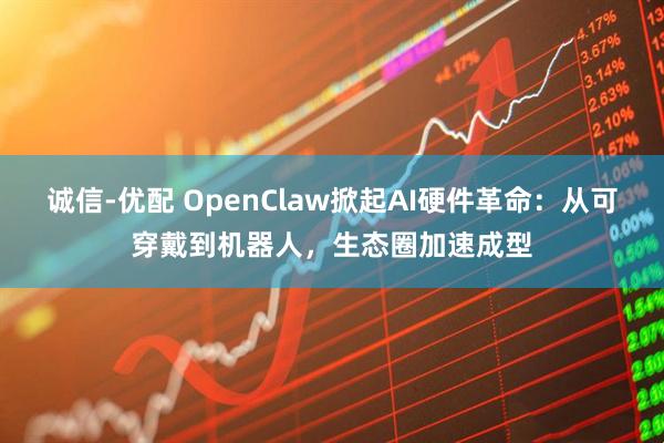 诚信-优配 OpenClaw掀起AI硬件革命：从可穿戴到机器人，生态圈加速成型