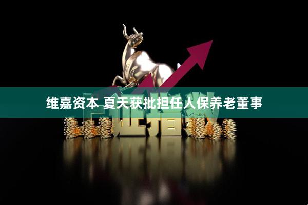 维嘉资本 夏天获批担任人保养老董事